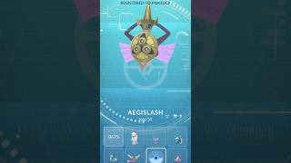 Doublade Evolve in Aegislash on Pokémon go #pokemongo #gappsinfo #shorts