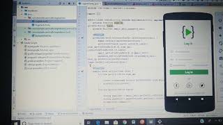 Login and register screen design in android studio