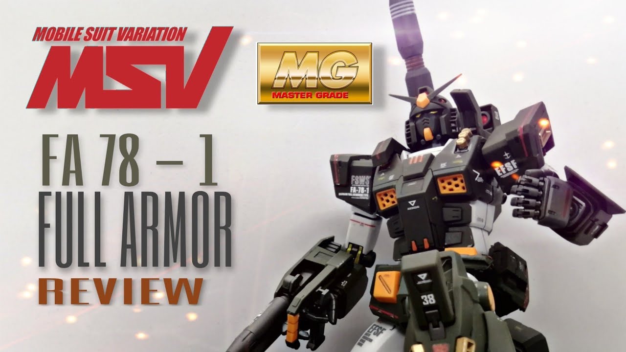 MG FA- 78-1 FULL ARMOR GUNDAM MSV REVIEW #gundam #msv #plamo