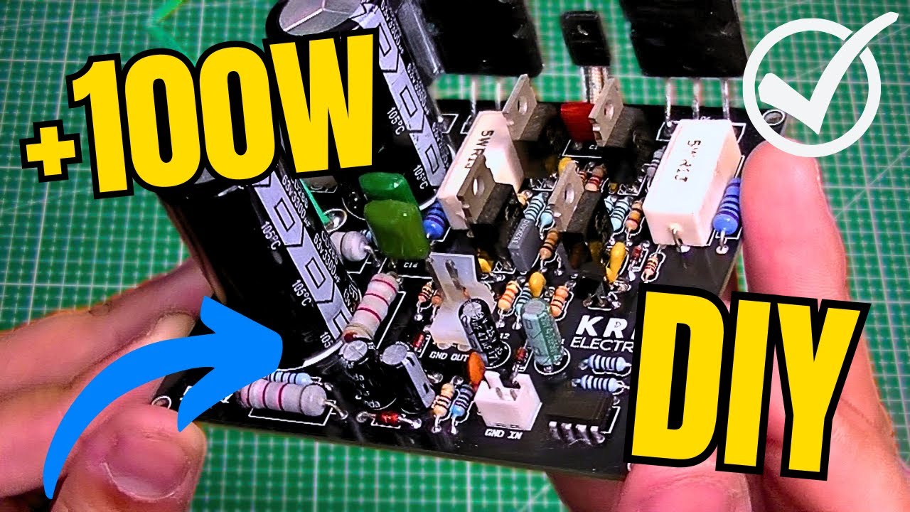INCREIBLE Amplificador de +100W RMS con solo 2 TRANSISTORES! | PCBWay
