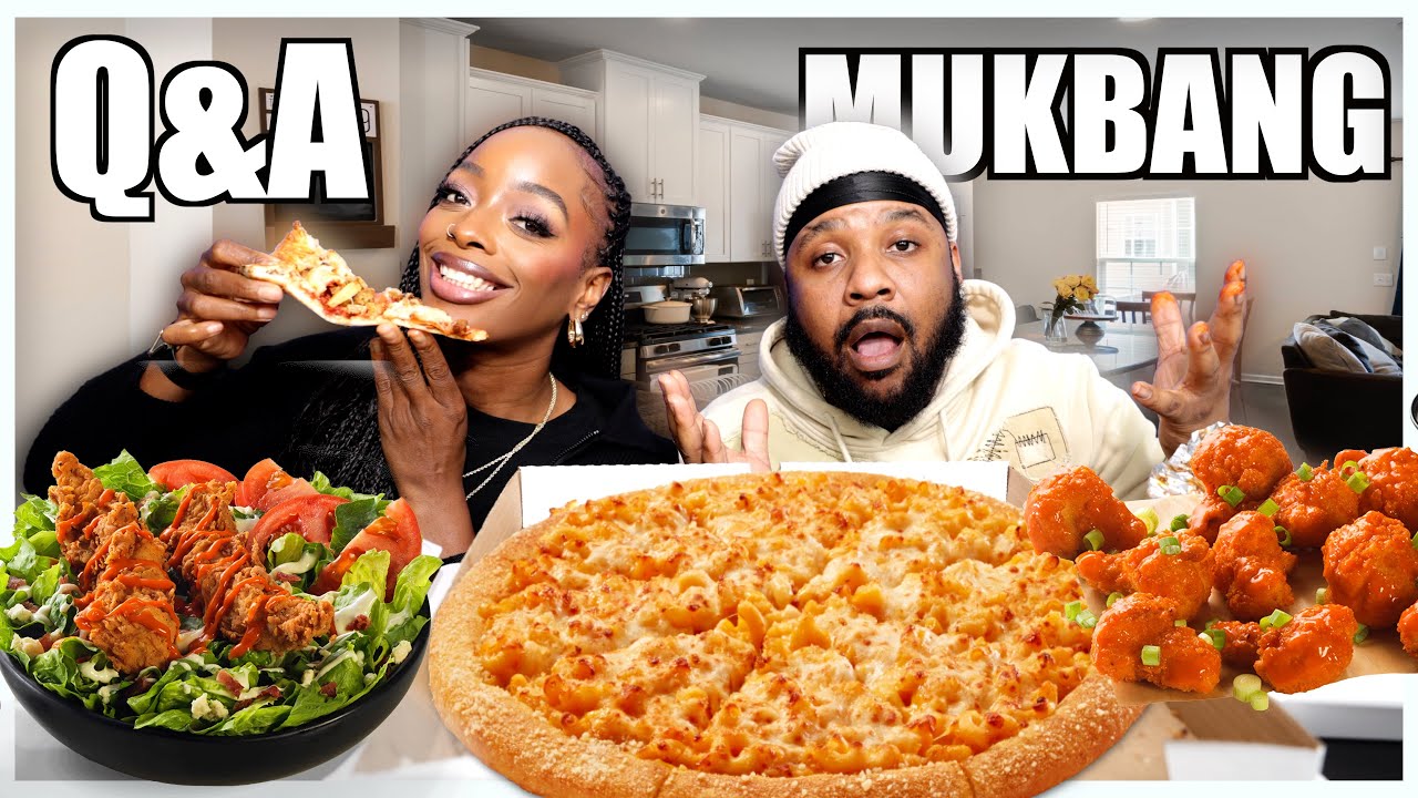 Q&A MUKBANG 2024 | RELATIONSHIP PROBLEMS - HOW WE MET -VEGANISM - MEALS WE MISS