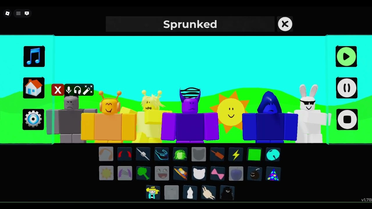 playing sprunki inside roblox!   Made with Clipchamp