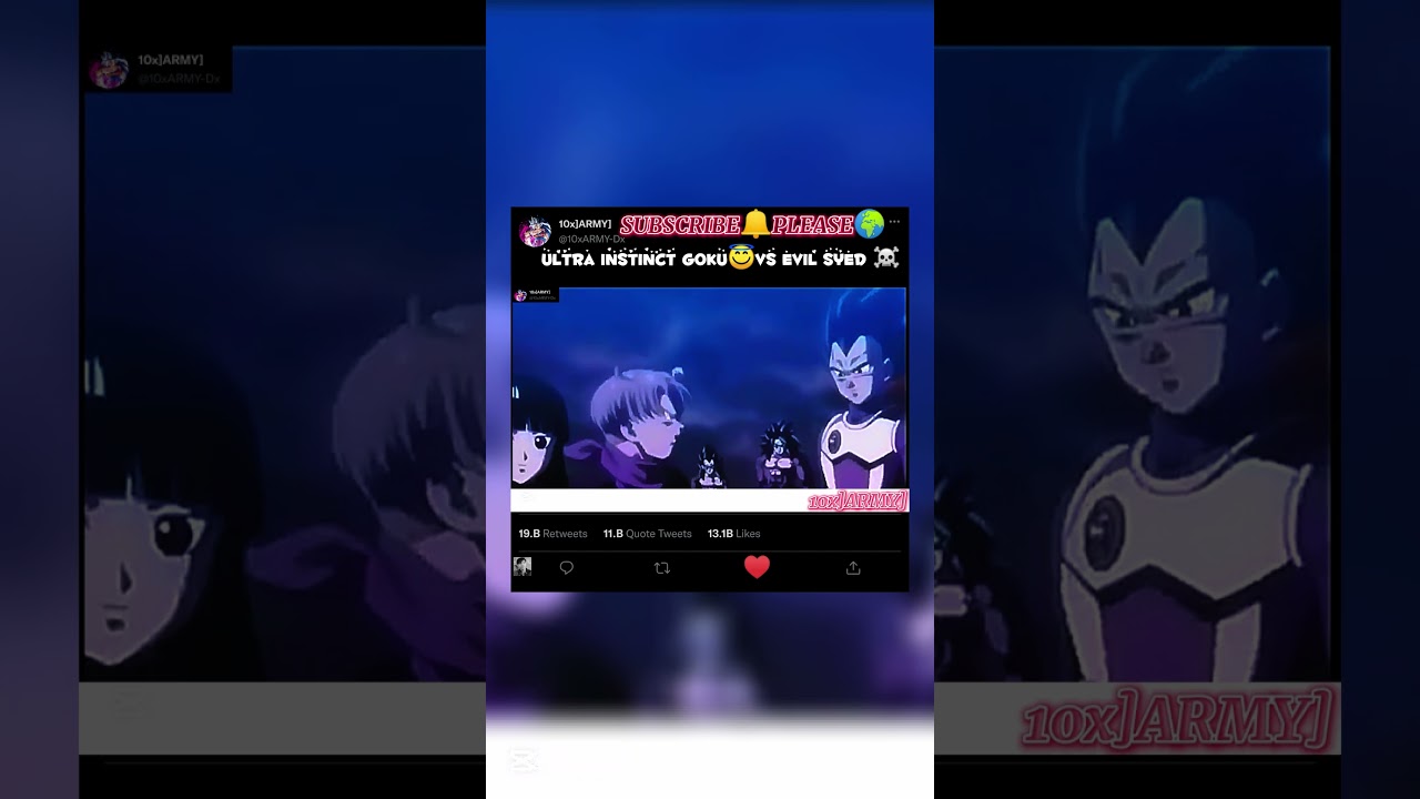 ultra instrin Goku😇vs Evil saiyan☠️