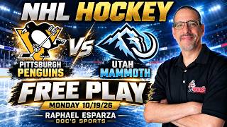 Pittsburgh vs Utah - NHL Best Bet | Raphael's Betting Picks & Predictions | Monday 10/19/26