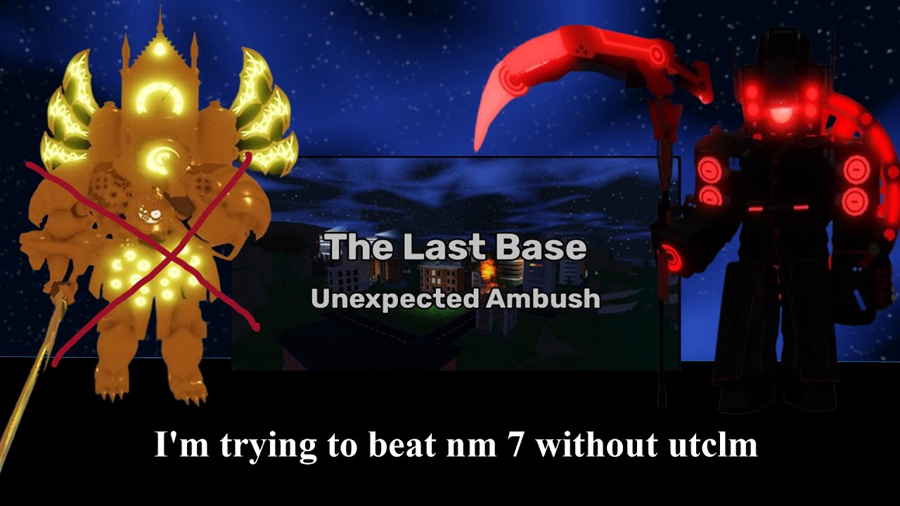 I'm trying to beat nm 7 without utclm (skibi defense)