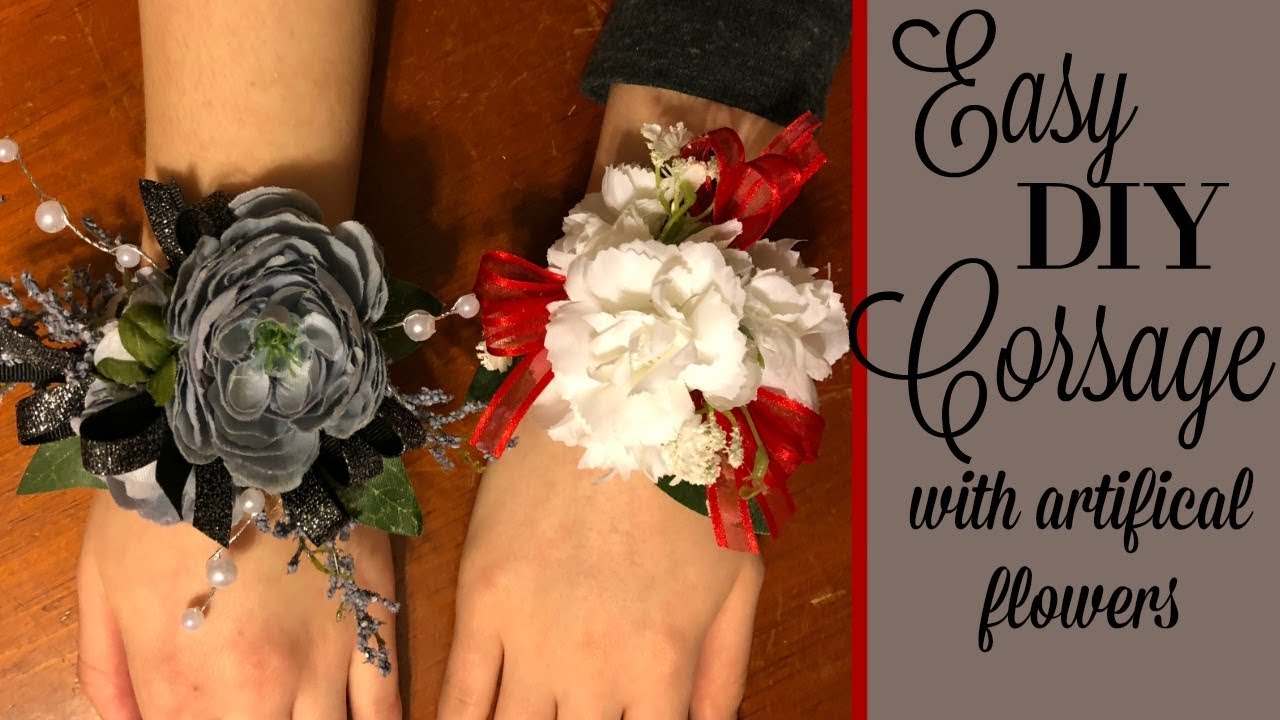 MoreChioce Wrist Corsage, 2PCS Artificial Flowers Wrist Corsage Bracelet DIY  Faux Flowers Decor Bridal Bridesmaid Hand Flower for Wedding Party Prom,Type  4 : Amazon.co.uk: Home & Kitchen