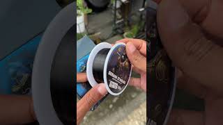 Senar pancing black editionnya bingolife nih! Senar pancing German Standard Black Monofilament.