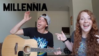 Millennia - Crown the Empire || Cover by Dustin Farley and Kayla Bunker