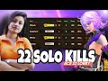 22 solo kills in ace 22 lobbyfaceme gaming