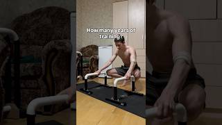 How many years of training? #calisthenics #planche #pushup