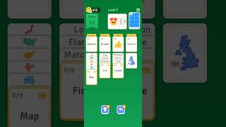 Solitaire association words level 5 #solitaireassociation #wordgame #braintraining #puzzlegame