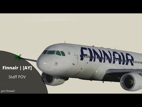 Finnair | [AY]  | Staff Point of View | (Roblox Work As A Staff)