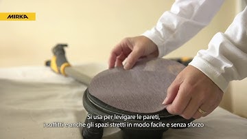 Il sistema senza polvere Mirka per i Decoratori