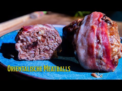 Oriental-Style Meatballs with Bacon / Sweet & Savory BBQ Dishes