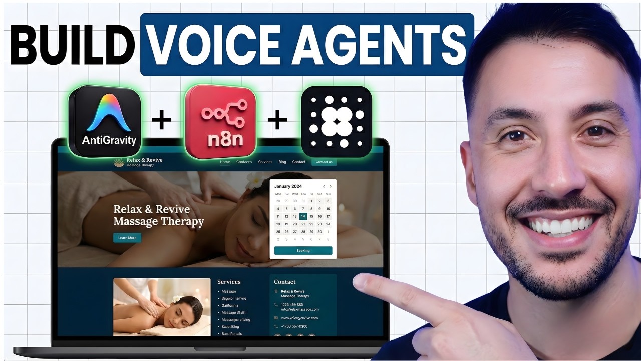 Build a Real Voice AI System with Antigravity + n8n