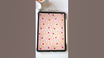 How to create seamless patterns in procreate. #shorts #procreatetutorials #startup #artchannel