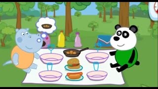 Kids Cafe Learn Cooking  Animals in the Kitchen  Hippo Games for Kids and Toddlers screenshot 5