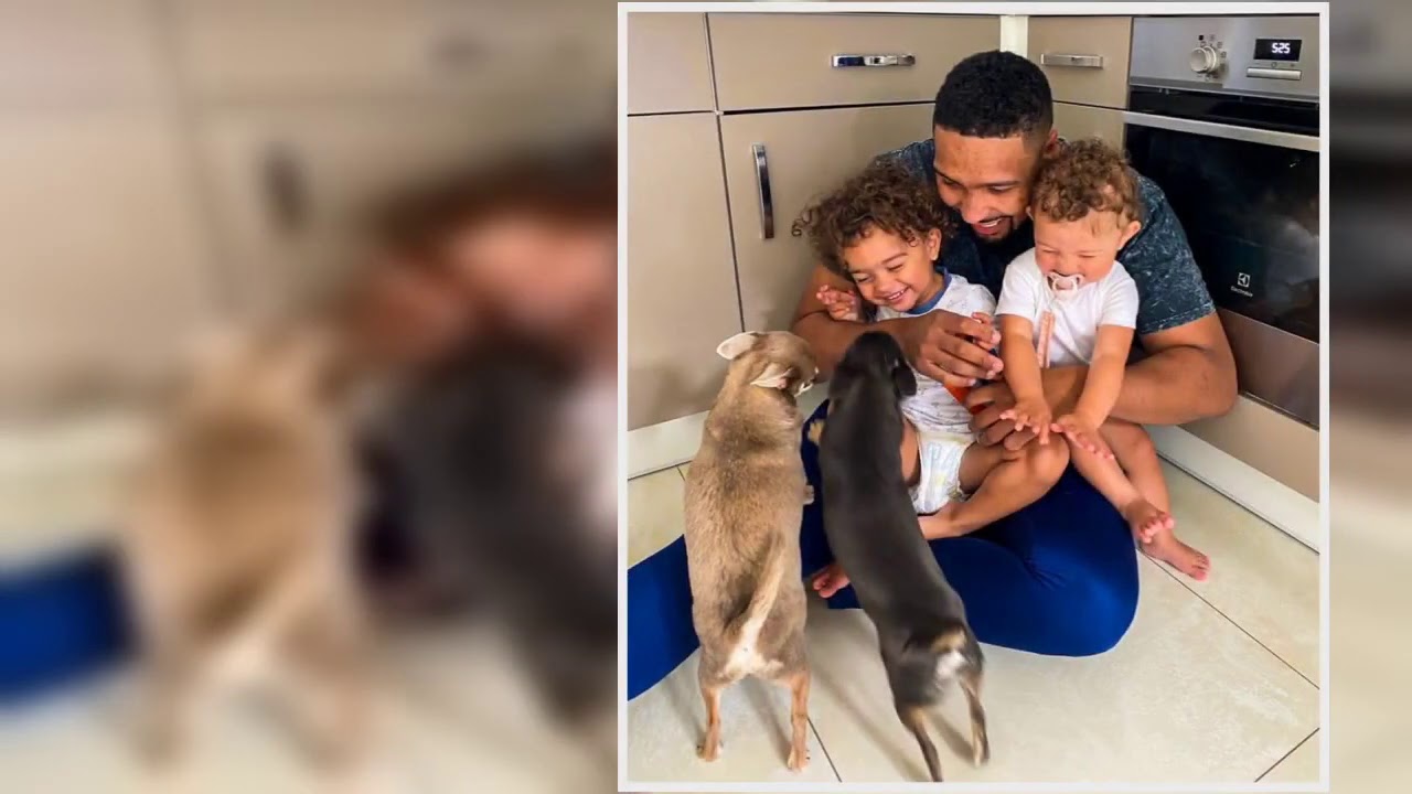 Jordan Banjo reveals his cute kids and dogs have helped him through