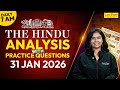 The Hindu Analysis: 31 Jan 2026 📰 Daily Current Affairs &amp; Editorials | Current Affairs for CLAT 2027