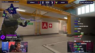 ZywOo - 1vs4 clutch! (twitch reaction)
