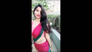 Hot Angel Rai In Saree Tiktok Videos Compilation