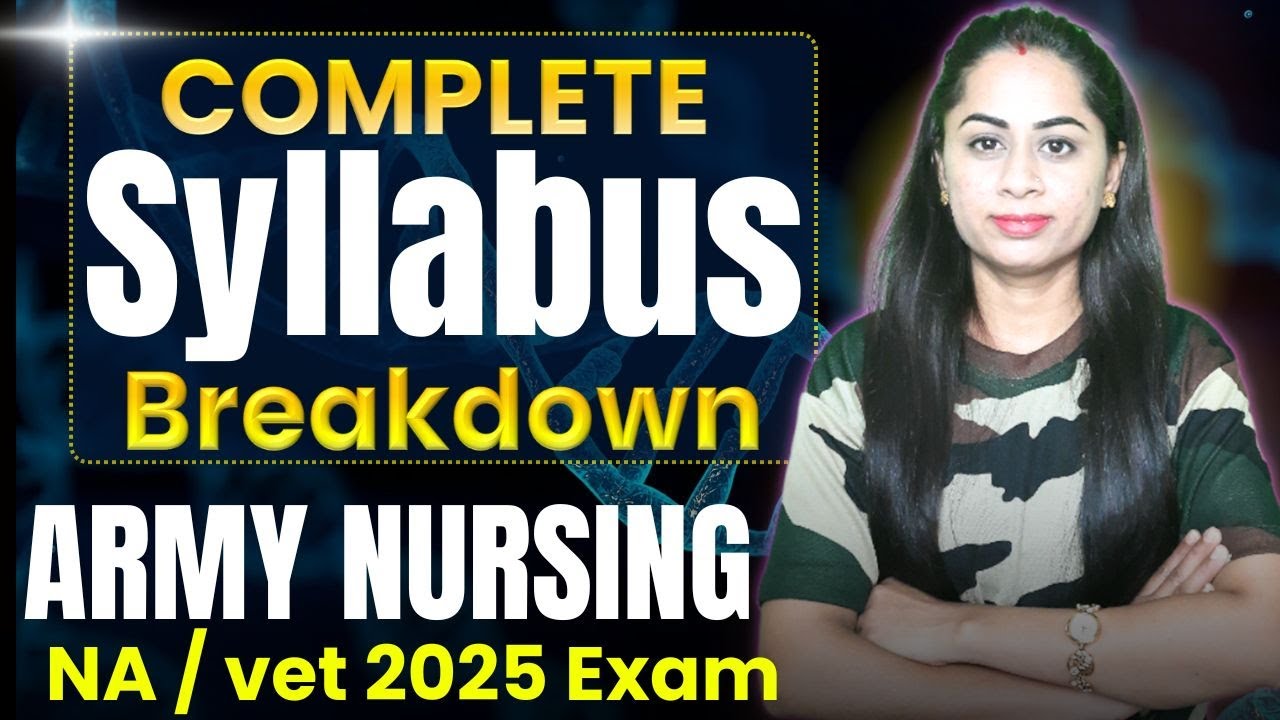 🩺Army Nursing Assistant & Veterinary Syllabus | पूरा सिलेबस और बेस्ट टॉपिक्स