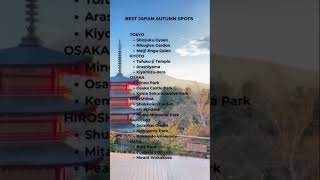🍁✨ Get ready to explore the best autumn spots in Japan!