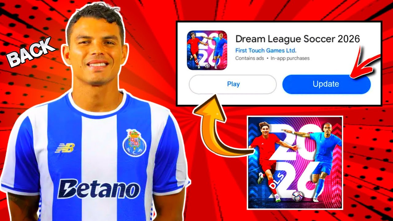 Thiago Silva BACK! 🇧🇷 DLS 26 New Players Update 😱 New players add in dls 26.