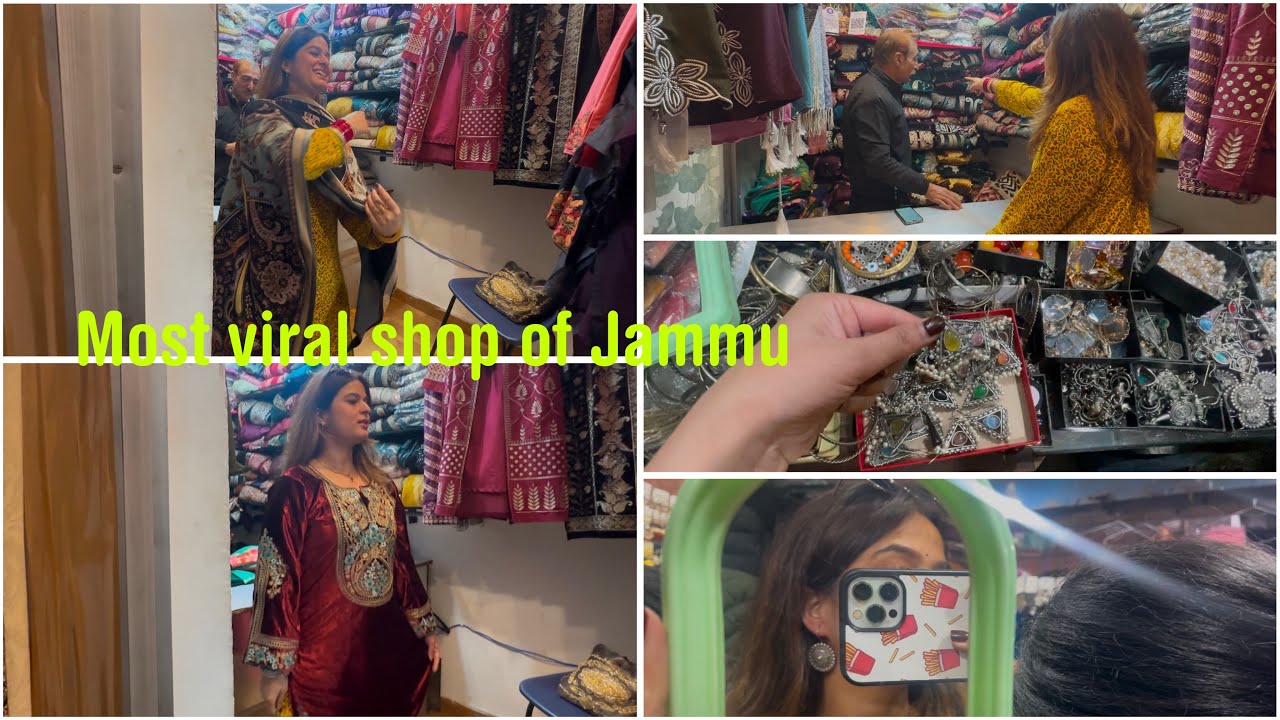 Most Viral shop of Jammu ll New winter stuff ll Oxidised jewellery, Explore Market ,Parade Jammu😍
