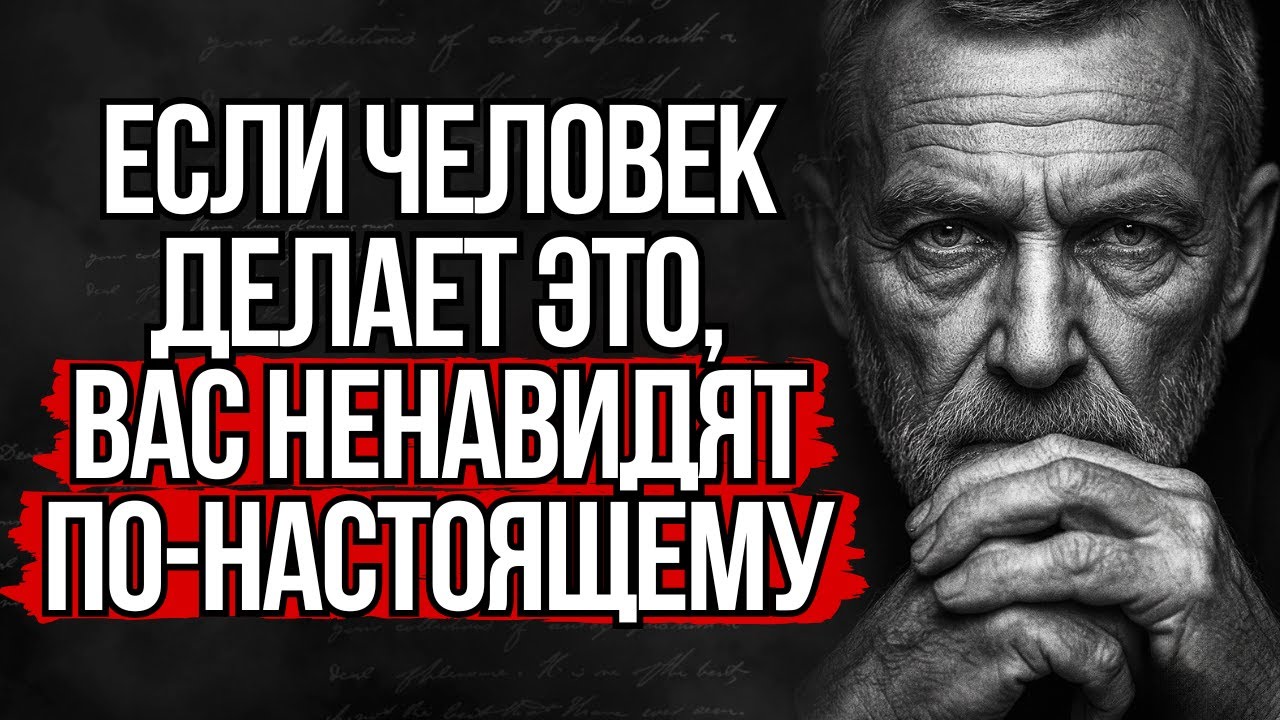 5 ЖЕСТОКИХ Признаков, Что Вас НЕНАВИДЯТ по-настоящему | Стоицизм