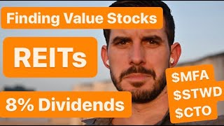 MFA Financial Stock REIT ANALYSIS | STWD CIM CTO STARWOOD CHIMERA | DIVIDENDS Passive income