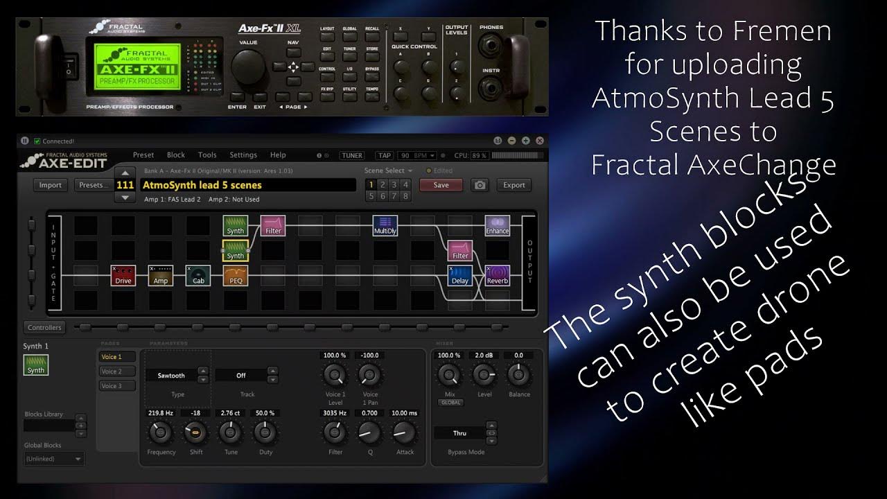 5 Adequate Axe FX Synth Guitar Sounds YouTube