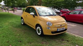 Match Highlights Fiat 500 1.2l COLOUR TERAPY Yellow KS13NDX
