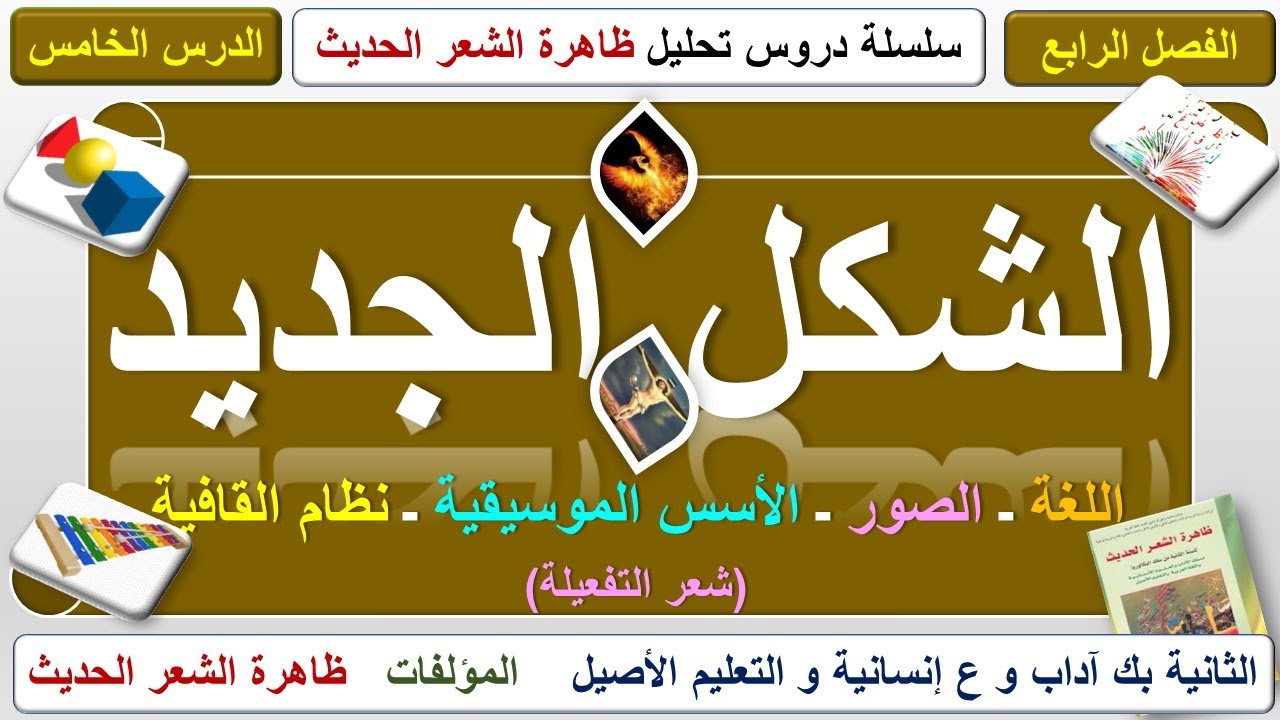 ظاهرة الشعر الحديث، الفصل الرابع: الشكل الجديد