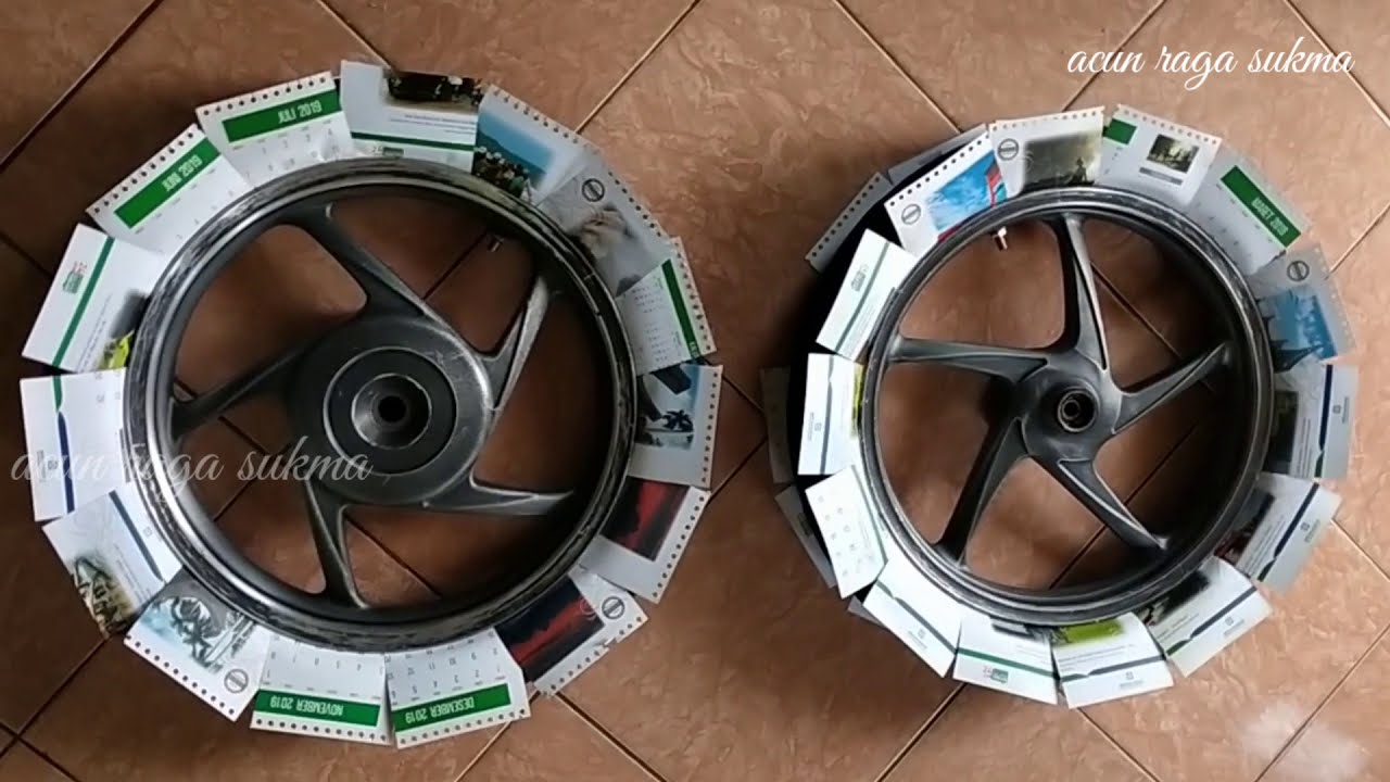 REPAINT VELG RACING  MOTOR  MATIC  TANPA LEPAS BAN  cat 