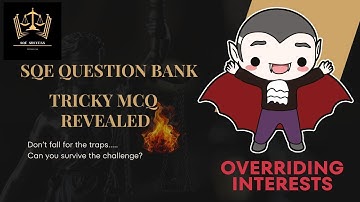 SQE1 Land Law: Overriding Interests, Equitable Rights & Lender Protection