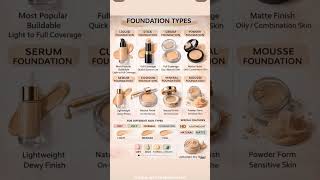 types of foundation 💗😄💄🫶😍❤️❤️🫰🎀😘