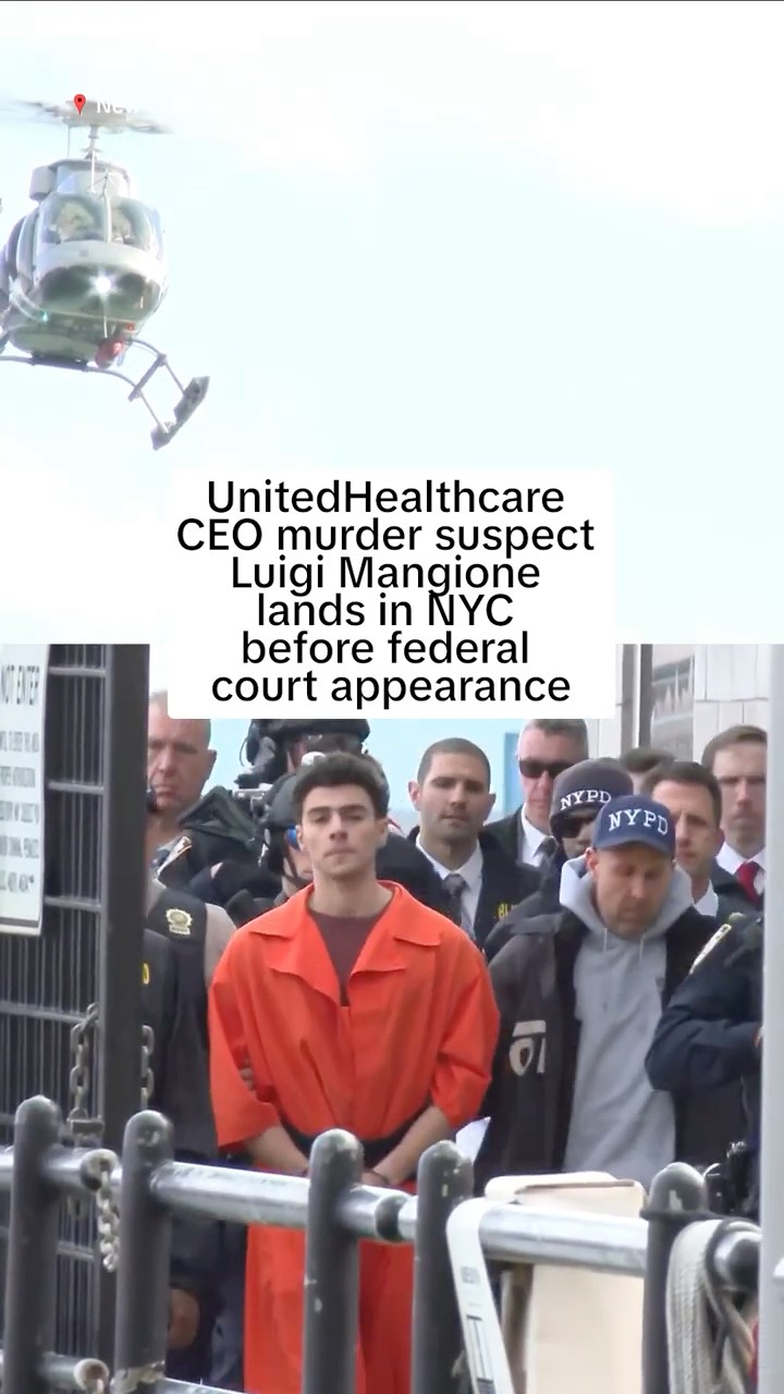 UnitedHealthcare CEO murder suspect Luigi Mangione lands in NYC before federal court appearance