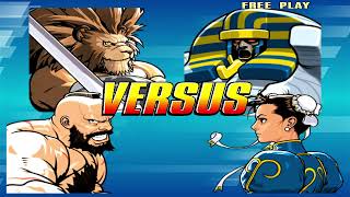 Capcom Fighting Evolution(Switch)-Leo/Zangief Playthrough 