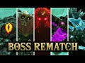 Zelda Tears of the Kingdom - All Major Bosses Rematch In The Depths (HQ)