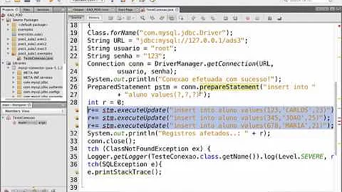 Qual é a função de um PreparedStatement?