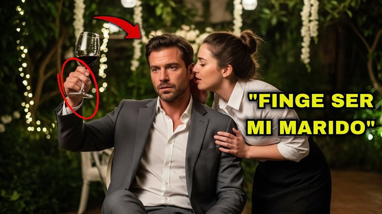 EL MILLONARIO ESTABA SOLO EN LA BODA, HASTA QUE ELLA DIJO   FINGE SER MI MARIDO