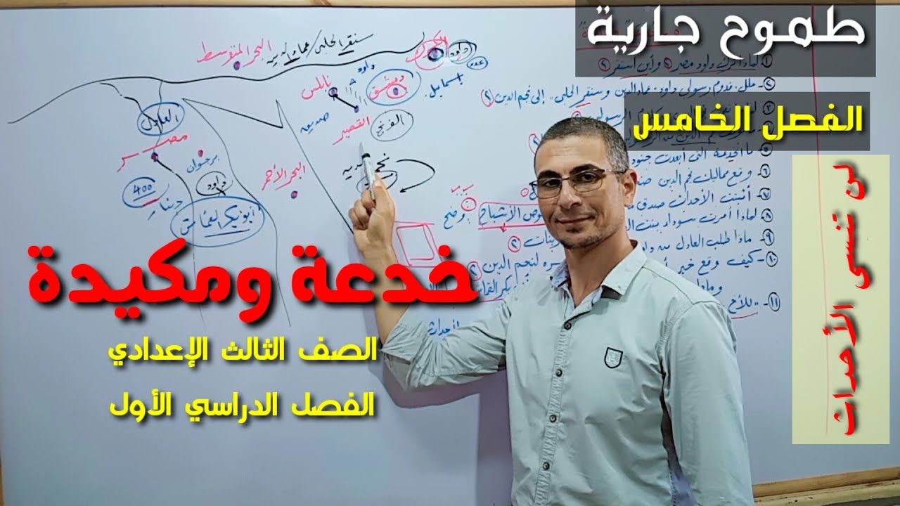 طموح جارية ، الفصل الخامس ( خدعة ومكيدة ) ـ الصف الثالث الإعدادي / الفصل الدراسي الأول.