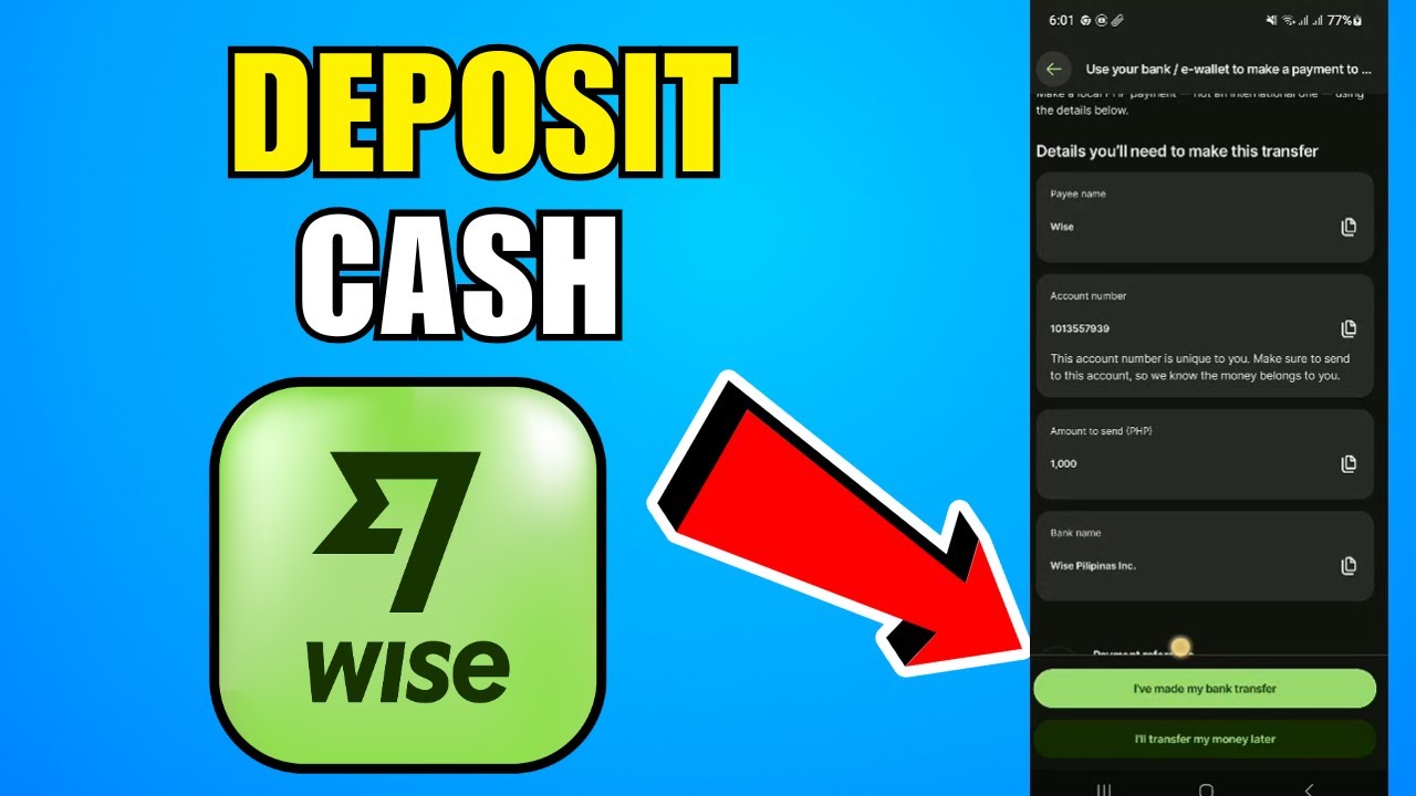 How To Deposit Cash On Wise (2026) (Complete Guide)