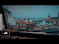 Rainy Sounds in Prague, Rain on Glass Window for Deep Sleep, Relaxation and Study | 1 Hour