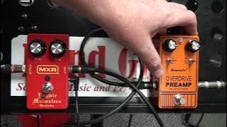 Malmsteen MXR Overdrive Vs. My Favorite DOD 250 Clone!!