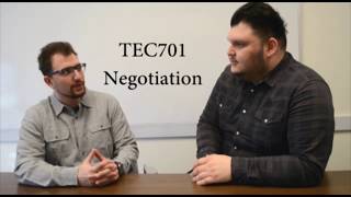 TEC701 Negotiation