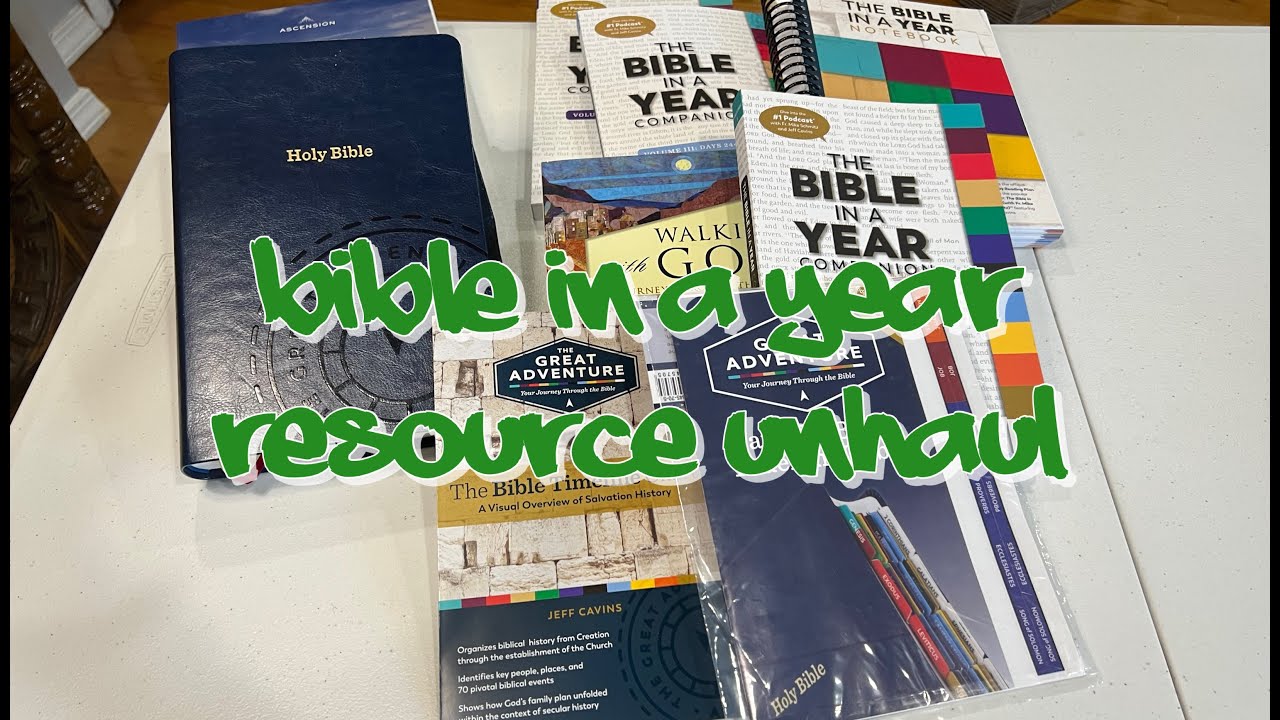 BIBLE IN A YEAR HAUL