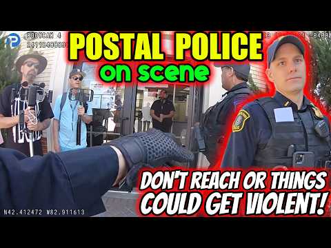 🚨Banger Alert! YOU MUST ID!! Karens, Darens, LEOs & Postal Police! 📫👮🏽‍♀️Body cam + three 911 calls!