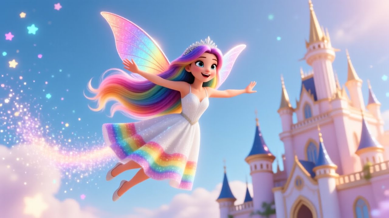 Rainbow Fairy vs Cloud Sorcerer| Magical Kids Story of Colours and Friendship | My Tiny Time Stories